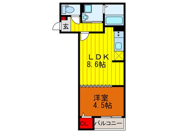 ALEGRIA摂津　正雀の物件間取画像